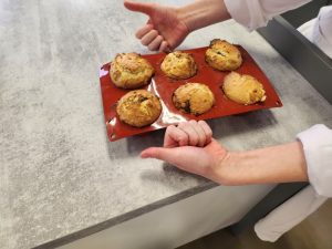 Mission accomplie ! De délicieux muffins au Nutella réalisés avec rigueur et passion. 🍫👏